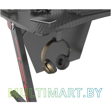 Компьютерный стол Cactus CS-GTZ-BKRD-CARBON картинка 3